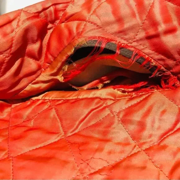 Vintage 50s Fox River Gloves Garment Co. Leather Letterman’s Varsity Jacket Coat - Picture 14 of 15